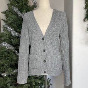 2014 Gap Heather Gray Knit Cardigan